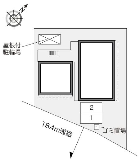 多摩市落合　月極駐車場（LP）